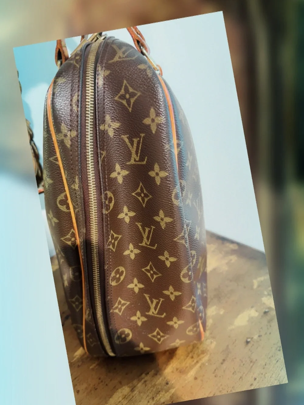 Louis Vuitton Monogram Canvas Brown and Tan Top-Handle Briefcase